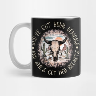 Feel Like A Brand-New Person But You'll Make The Same Old Mistakes Bull Skull Deserts Mug